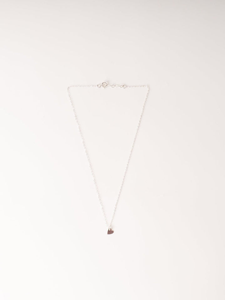 Silver Tiny Heart Necklace - Heyday