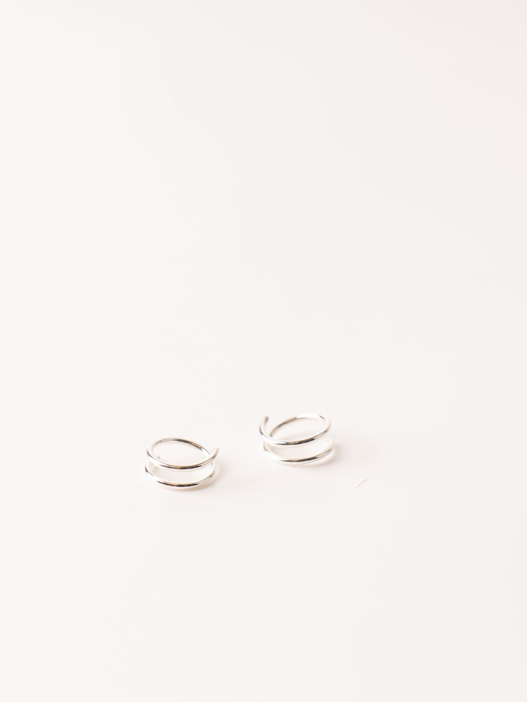 Silver Tiny Twist Earrings - Heyday
