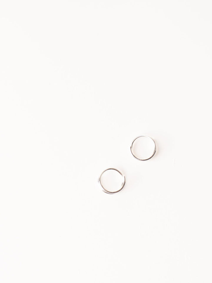 Silver Tiny Twist Earrings - Heyday