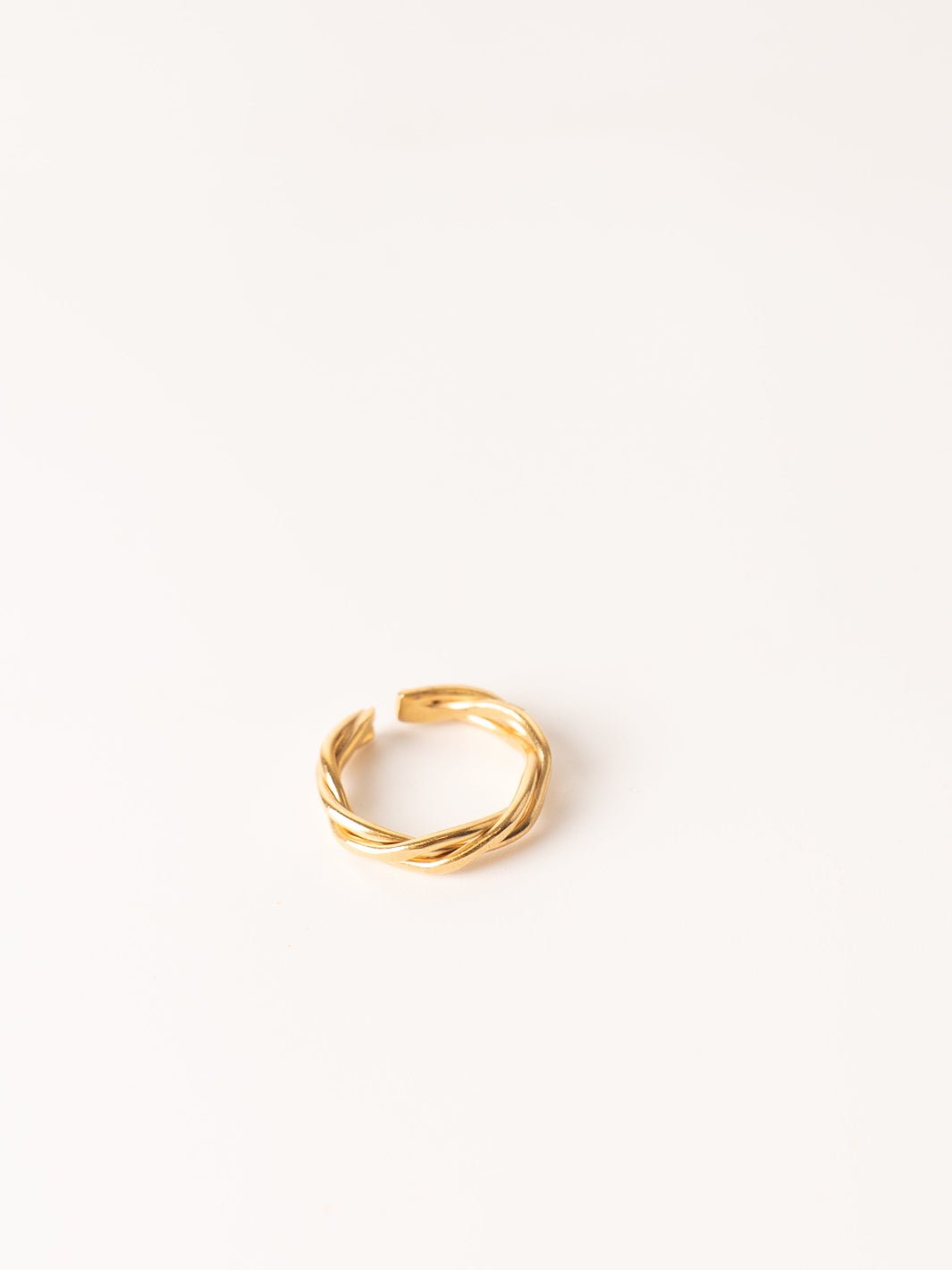 Sinnet Braided Gold Adjustable Ring - Heyday