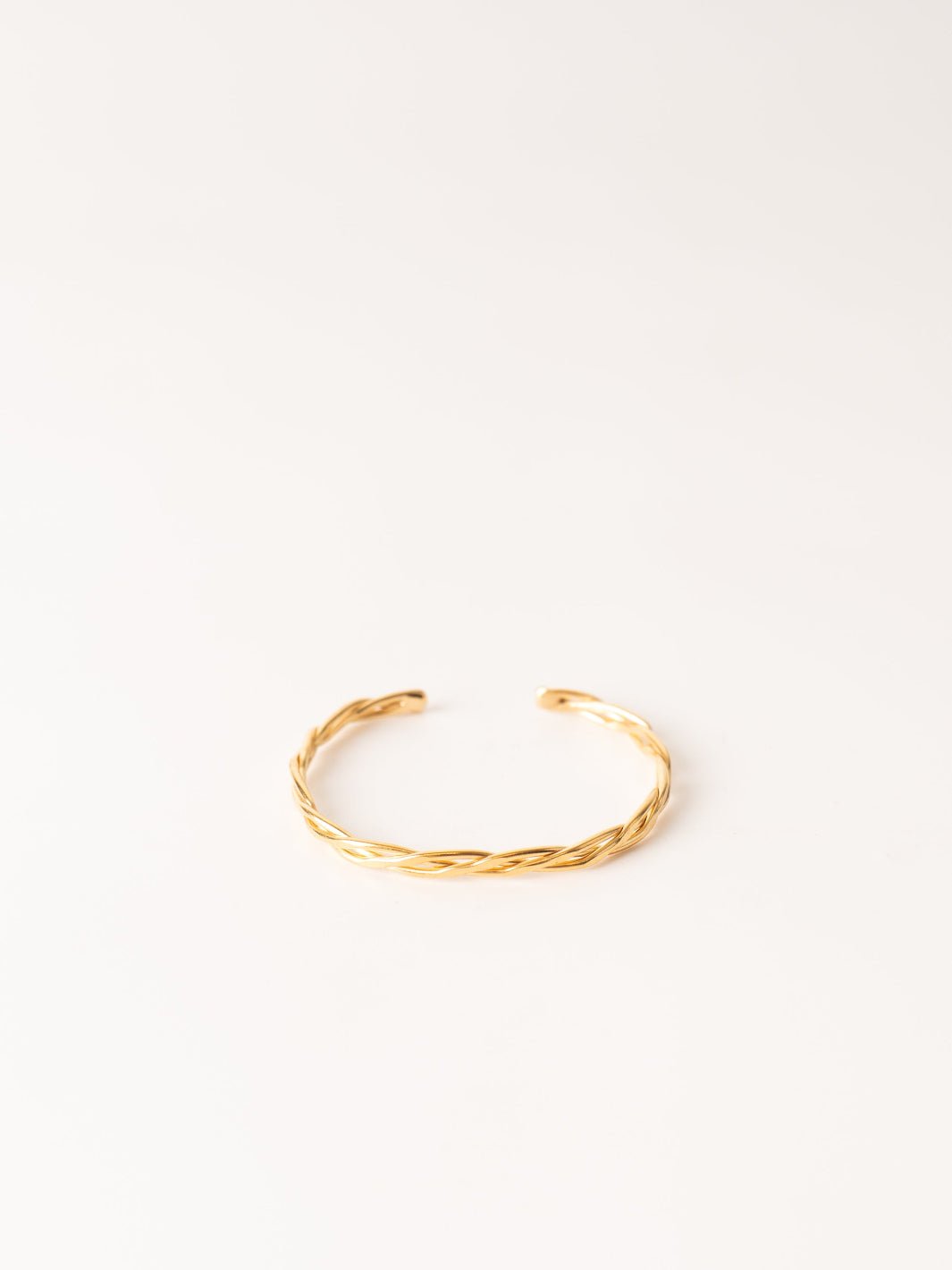 Sinnet Braided Gold Cuff Bracelet - Heyday