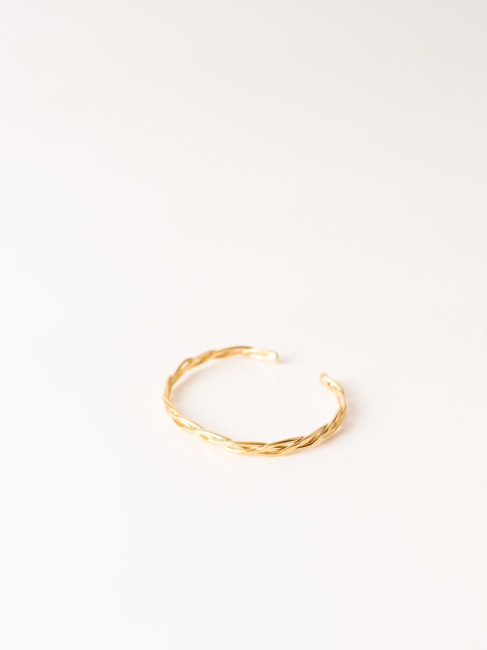 Sinnet Braided Gold Cuff Bracelet - Heyday
