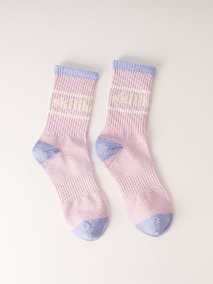 Ski Like a Girl Adult Lilac Socks - Heyday