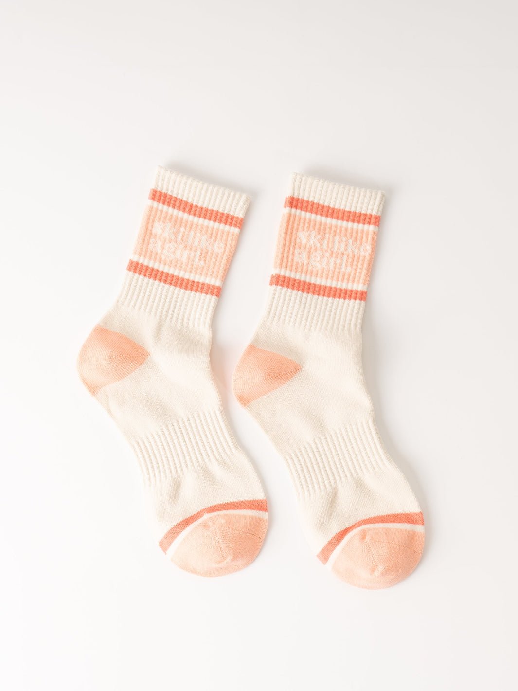 Ski Like A Girl Adult Peachy Socks - Heyday