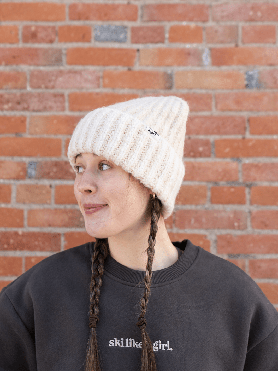 Ski Like a Girl Apres Powder Beanie - Heyday