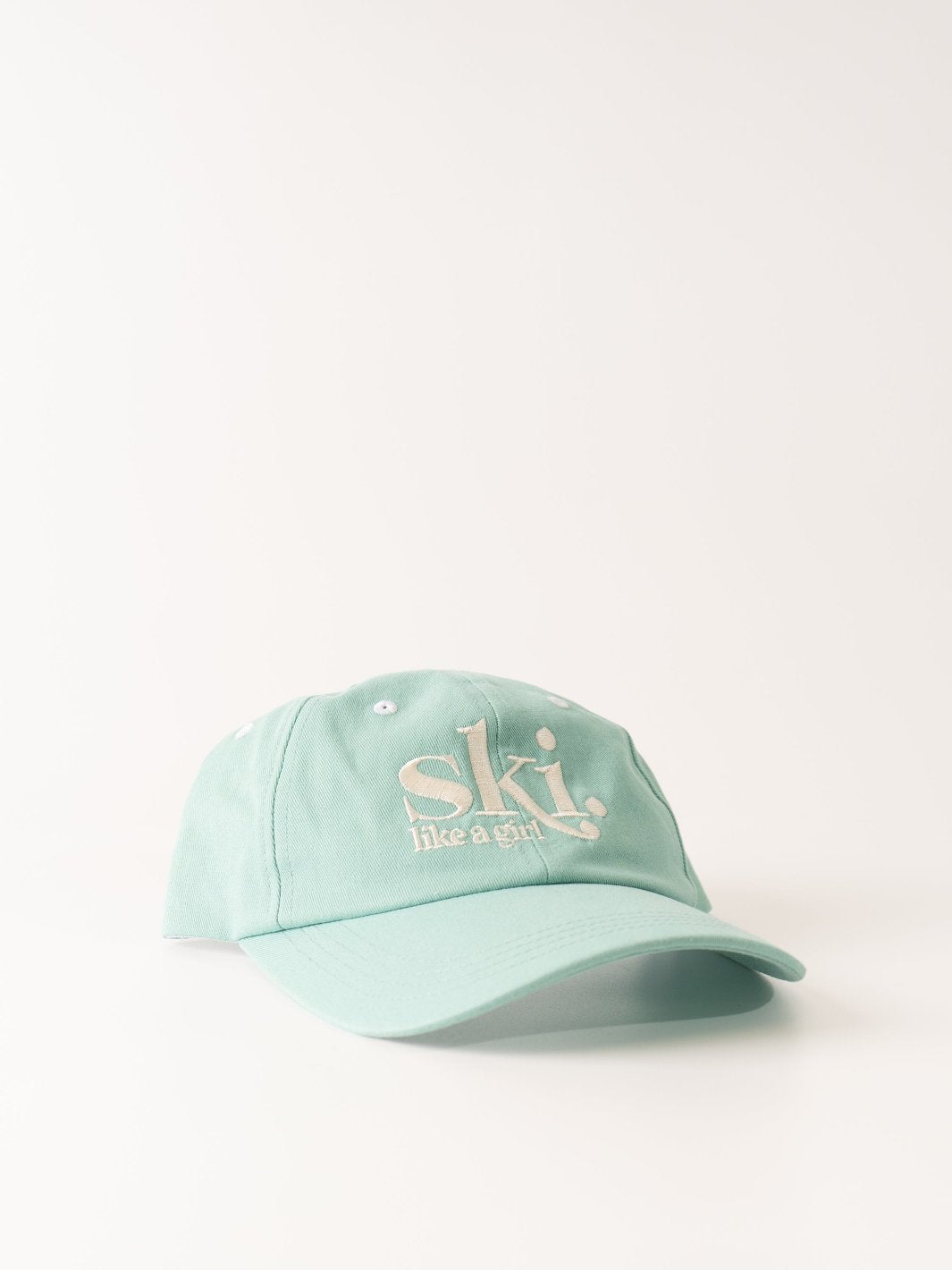 Ski Like A Girl Aqua Dad Hat - Heyday