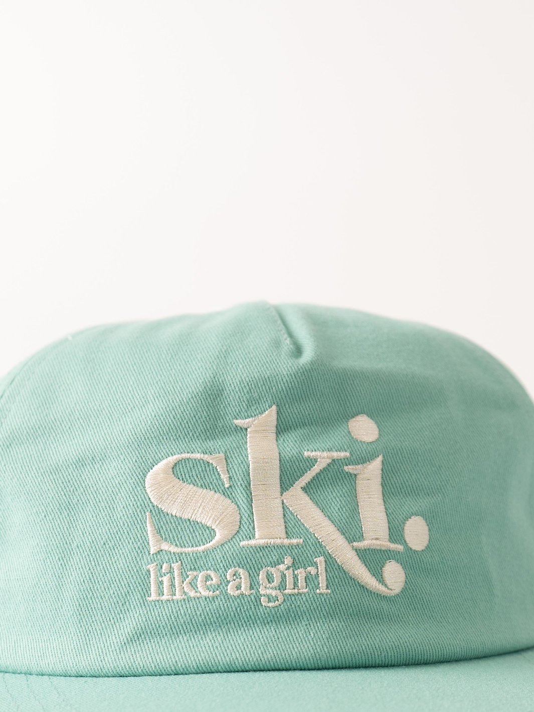 Ski Like A Girl Aqua Hat - Heyday