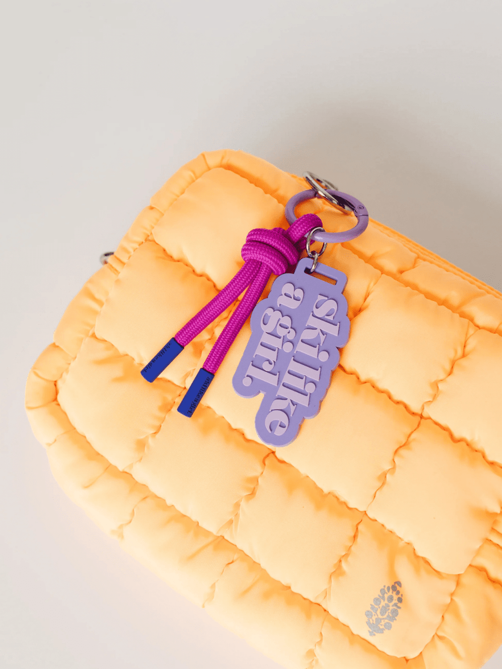 Ski Like A Girl Berry Bag Charm - Heyday