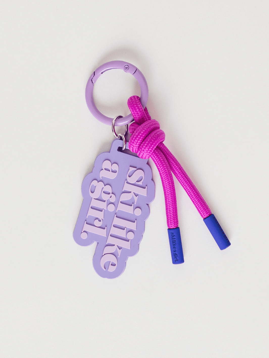 Ski Like A Girl Berry Bag Charm - Heyday