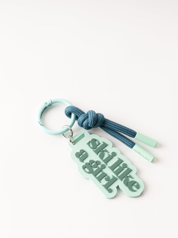 Ski Like a Girl Glacier Bag Charm - Heyday