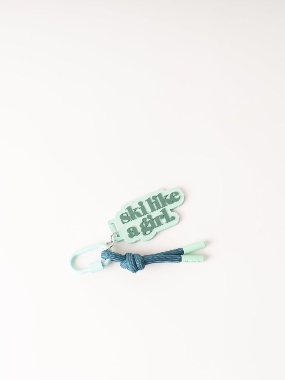 Ski Like a Girl Glacier Bag Charm - Heyday