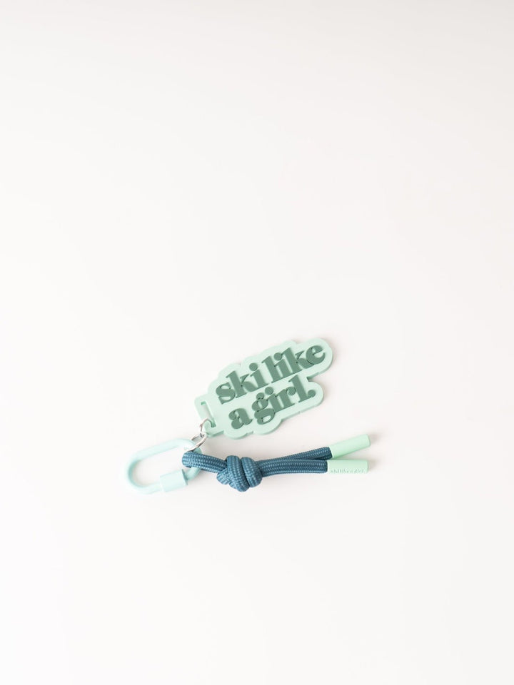 Ski Like a Girl Glacier Bag Charm - Heyday