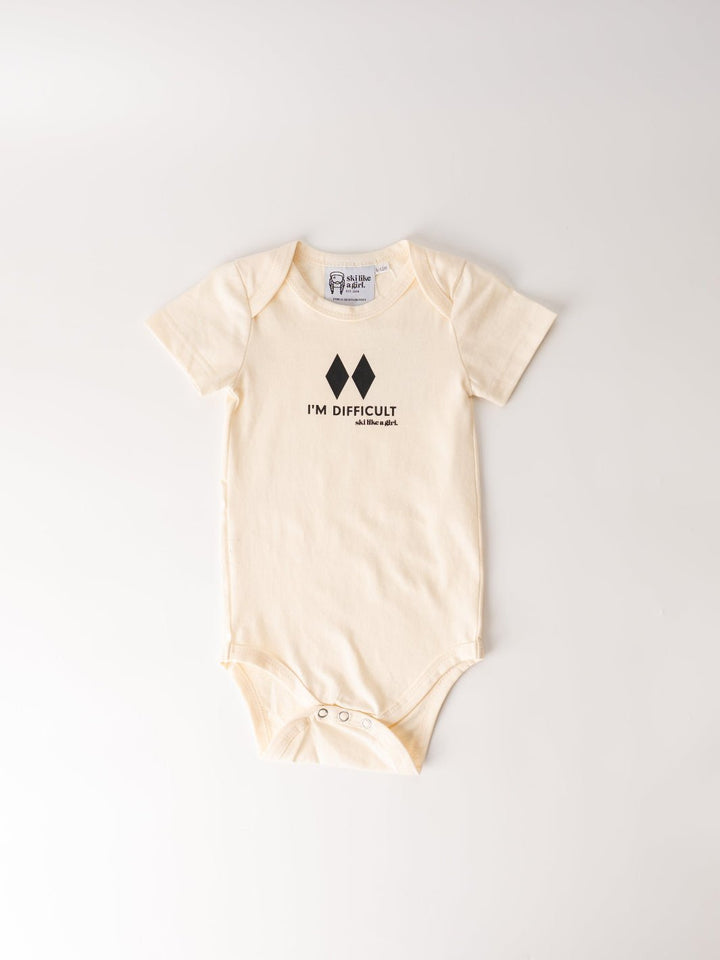 Ski Like A Girl I'm Difficult Onesie - Heyday