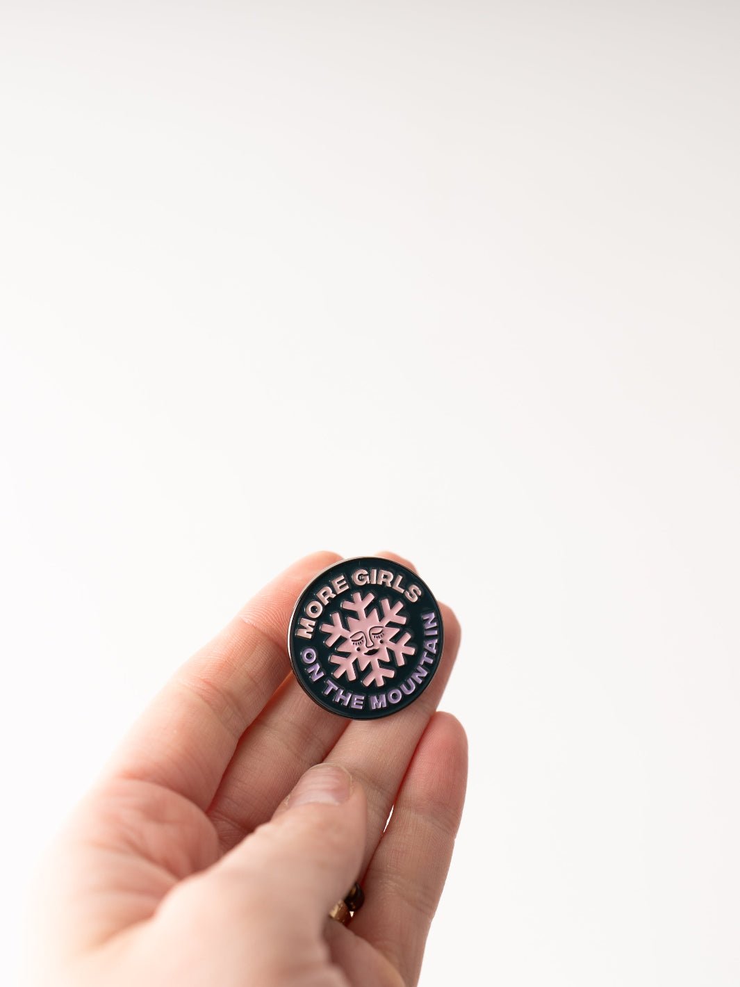 Ski Like a Girl More Girls On The Mountain Pin - Heyday