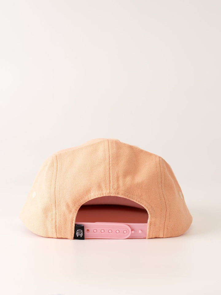 Ski Like A Girl Peach Camp Hat - Heyday