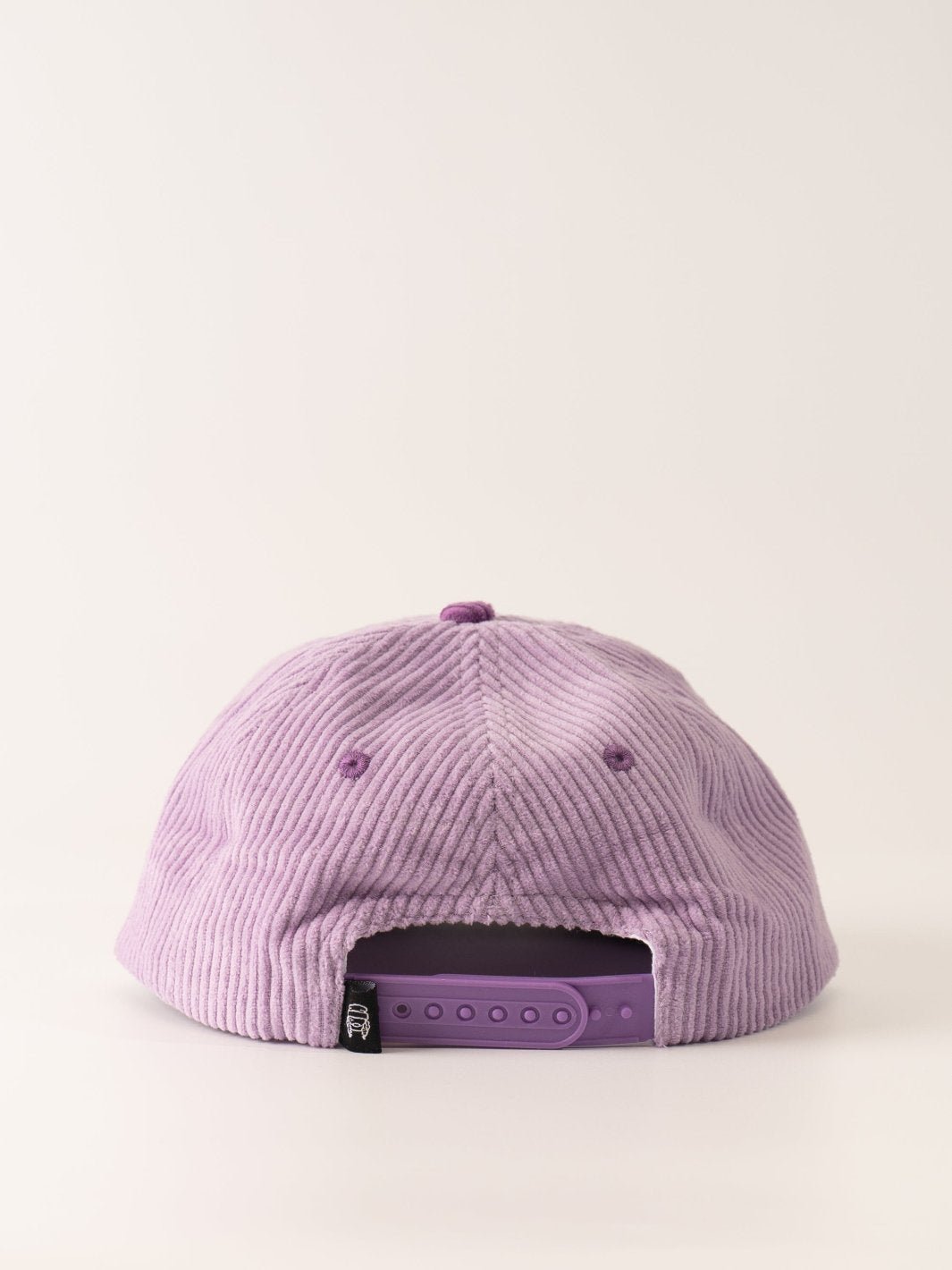 Ski Like A Girl Purple Cord Patch Hat - Heyday