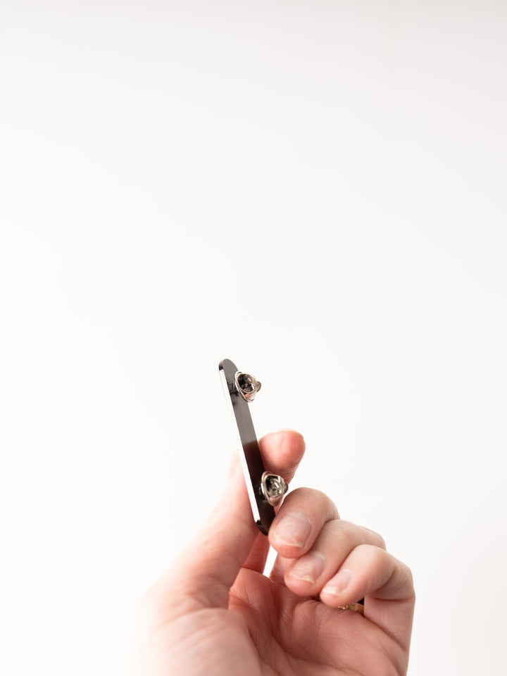 Ski Like a Girl Send It, Honey Flake Pin - Heyday