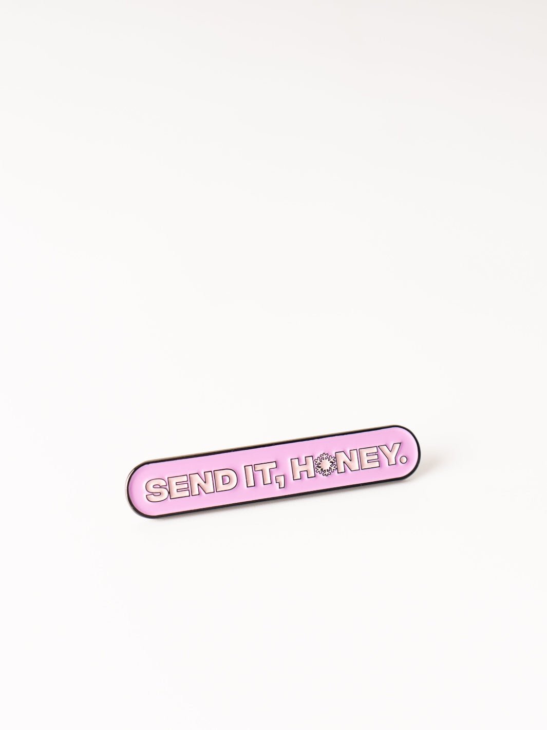 Ski Like a Girl Send It, Honey Flake Pin - Heyday