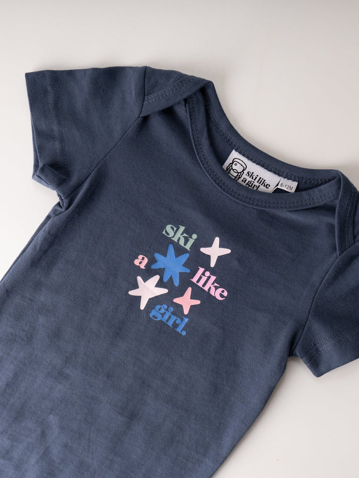 Ski Like A Girl Stars Onesie - Heyday