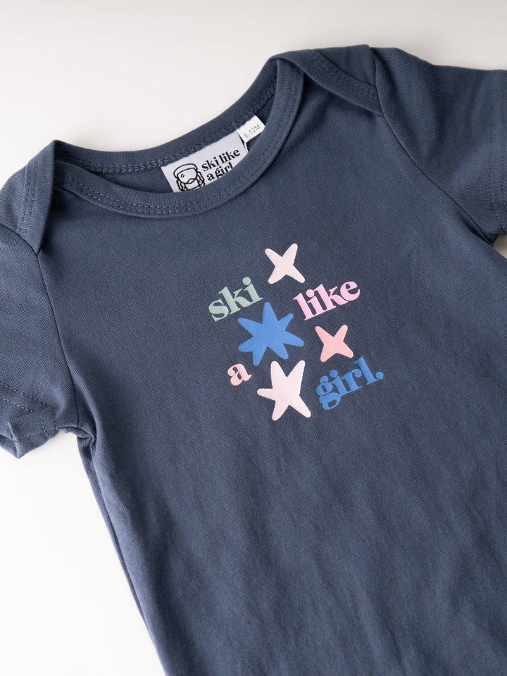 Ski Like A Girl Stars Onesie - Heyday