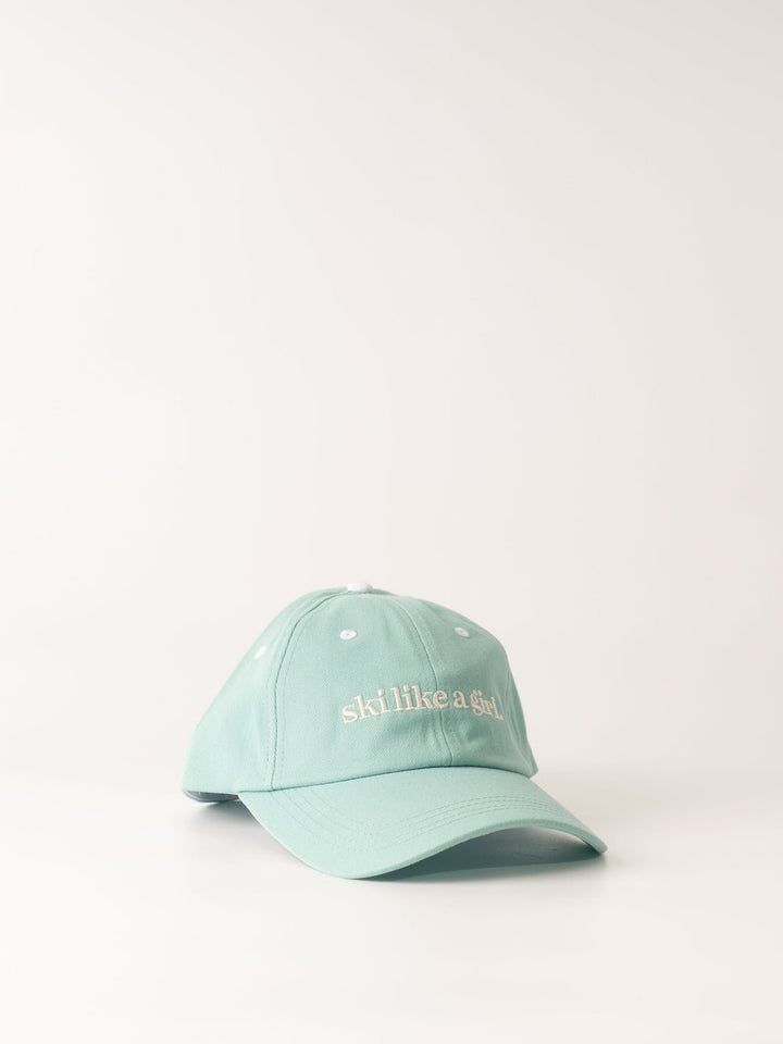 Ski Like A Girl Teal Dad Hat - Heyday