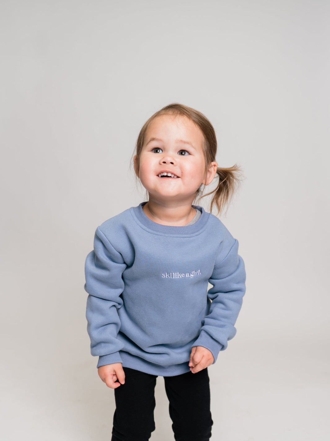 Ski Like A Girl Toddler Dusty Pullover - Heyday