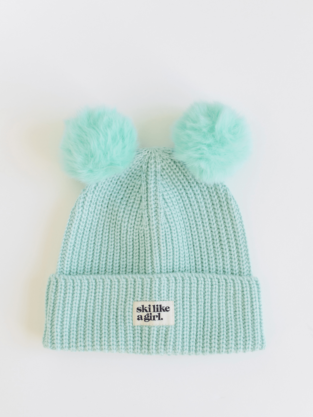 Ski Like A Girl Toddler Powder Cub Arctic Beanie - Heyday