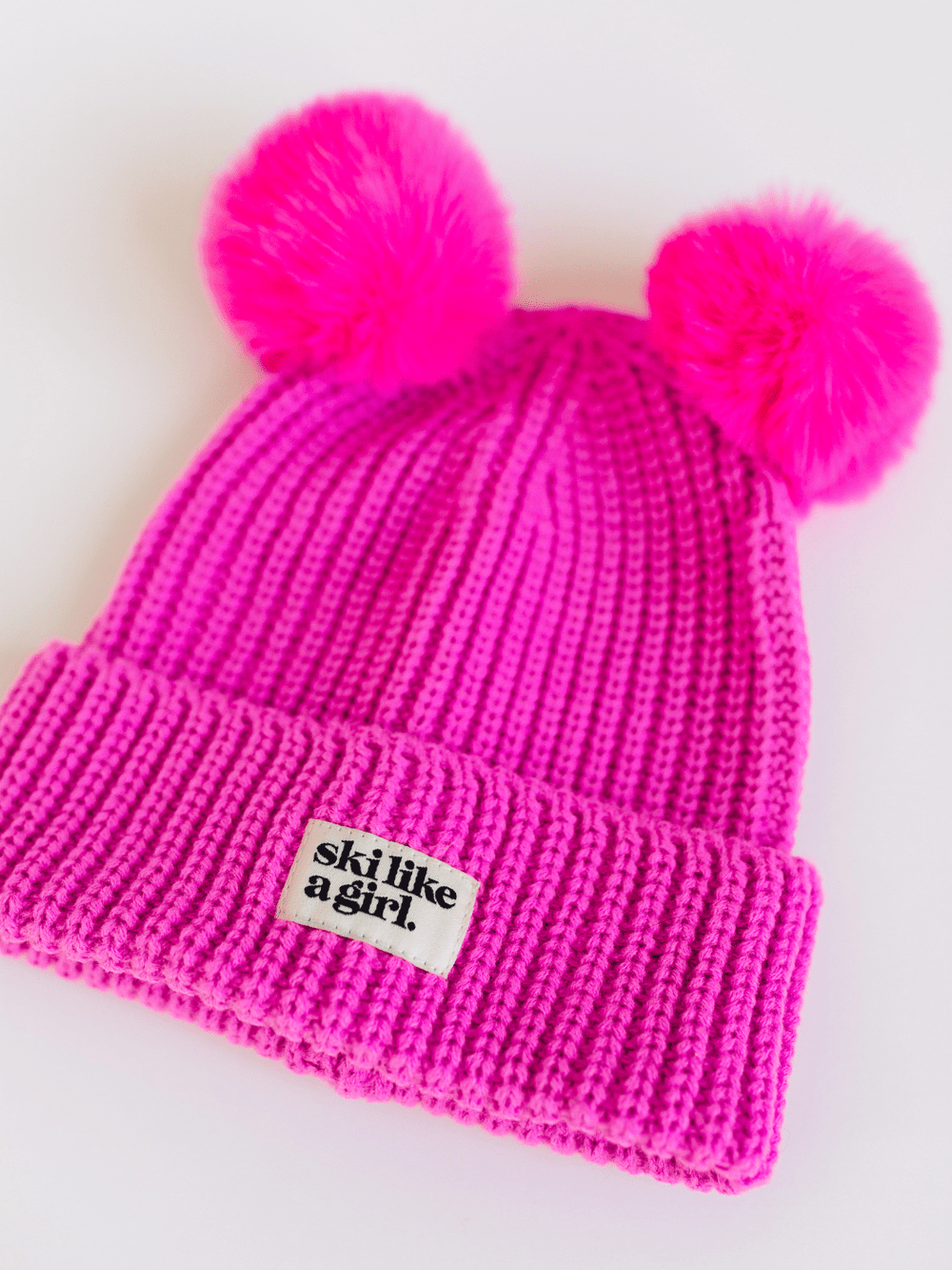 Ski Like A Girl Toddler Powder Cub Punch Beanie - Heyday