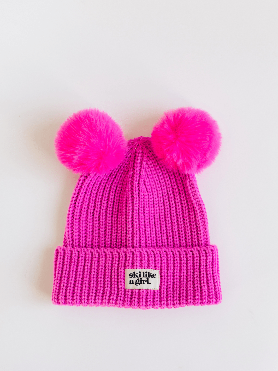 Ski Like A Girl Toddler Powder Cub Punch Beanie - Heyday