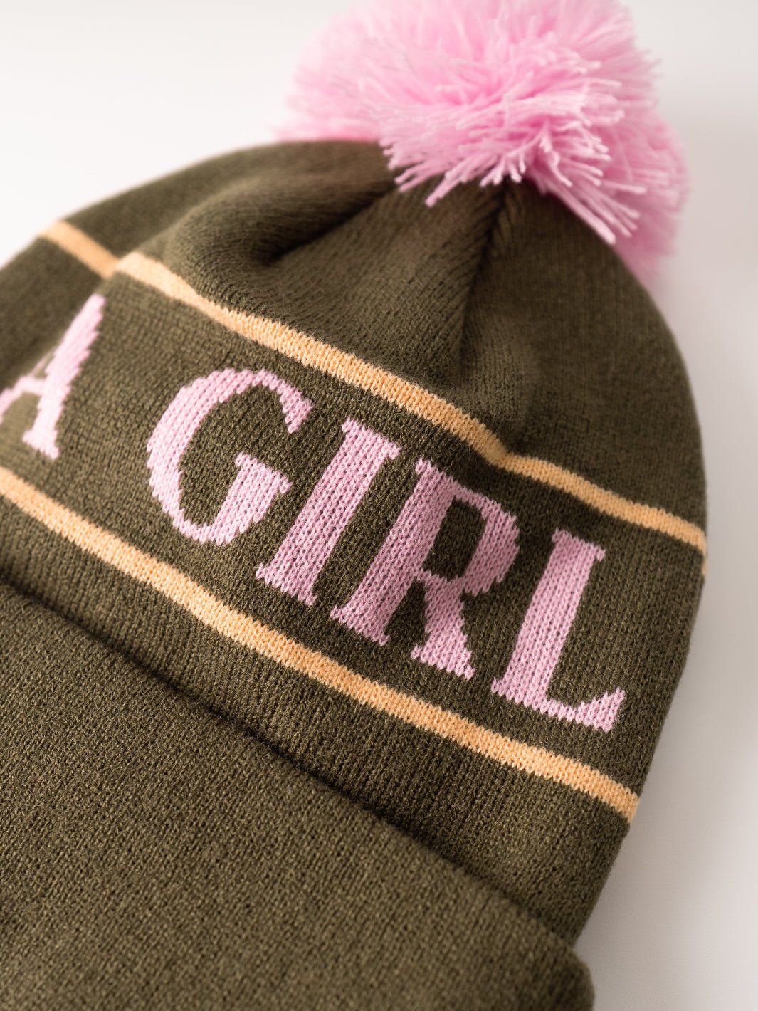 Ski Like A Girl Woods Team Pom Beanie - Heyday