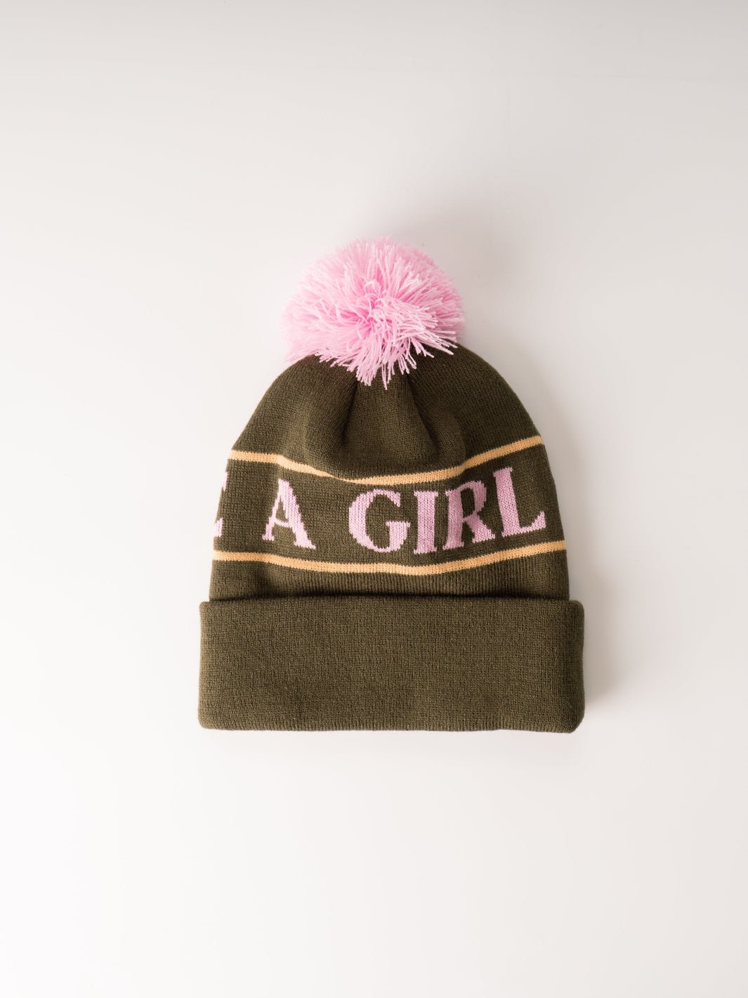 Ski Like A Girl Woods Team Pom Beanie - Heyday