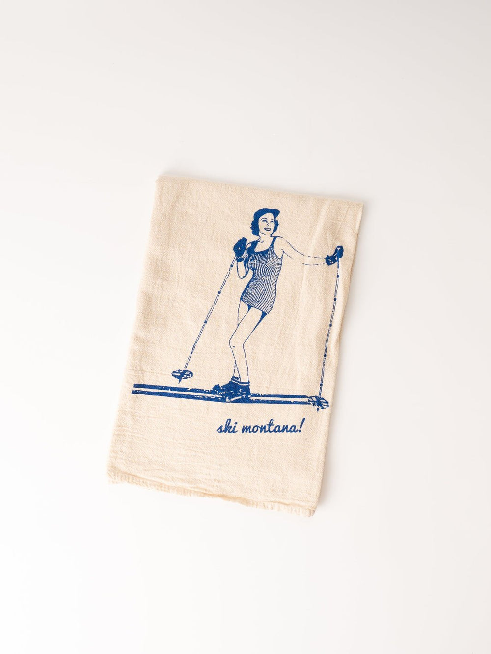 Ski Montana Gal Dishtowel - Heyday