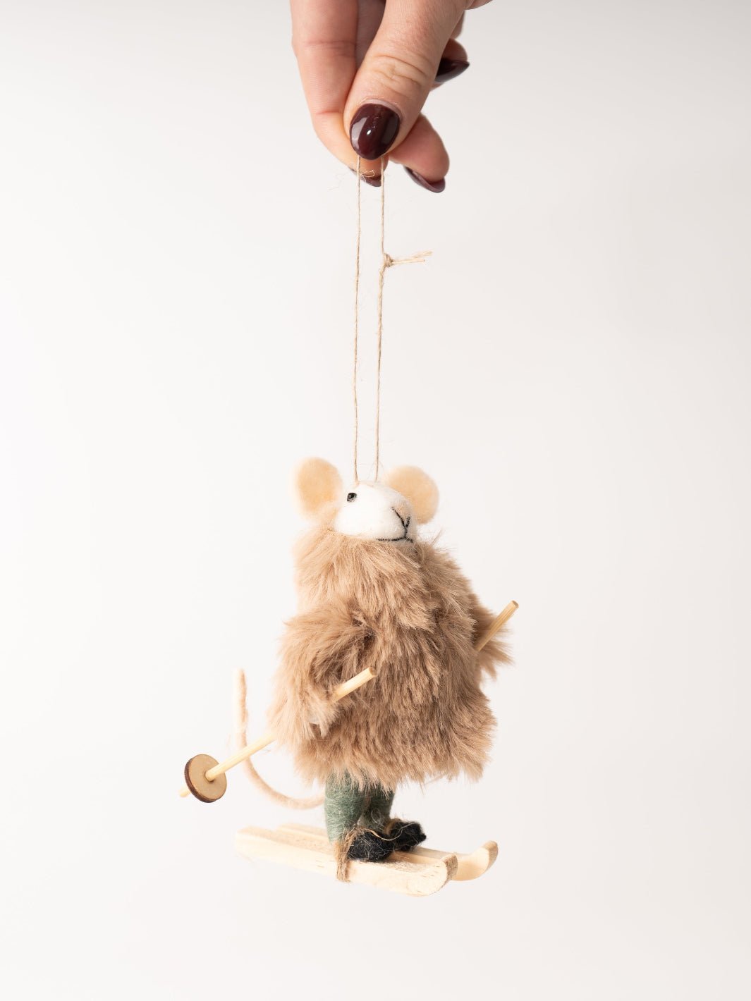 Skiing Mouse Ornament - Heyday