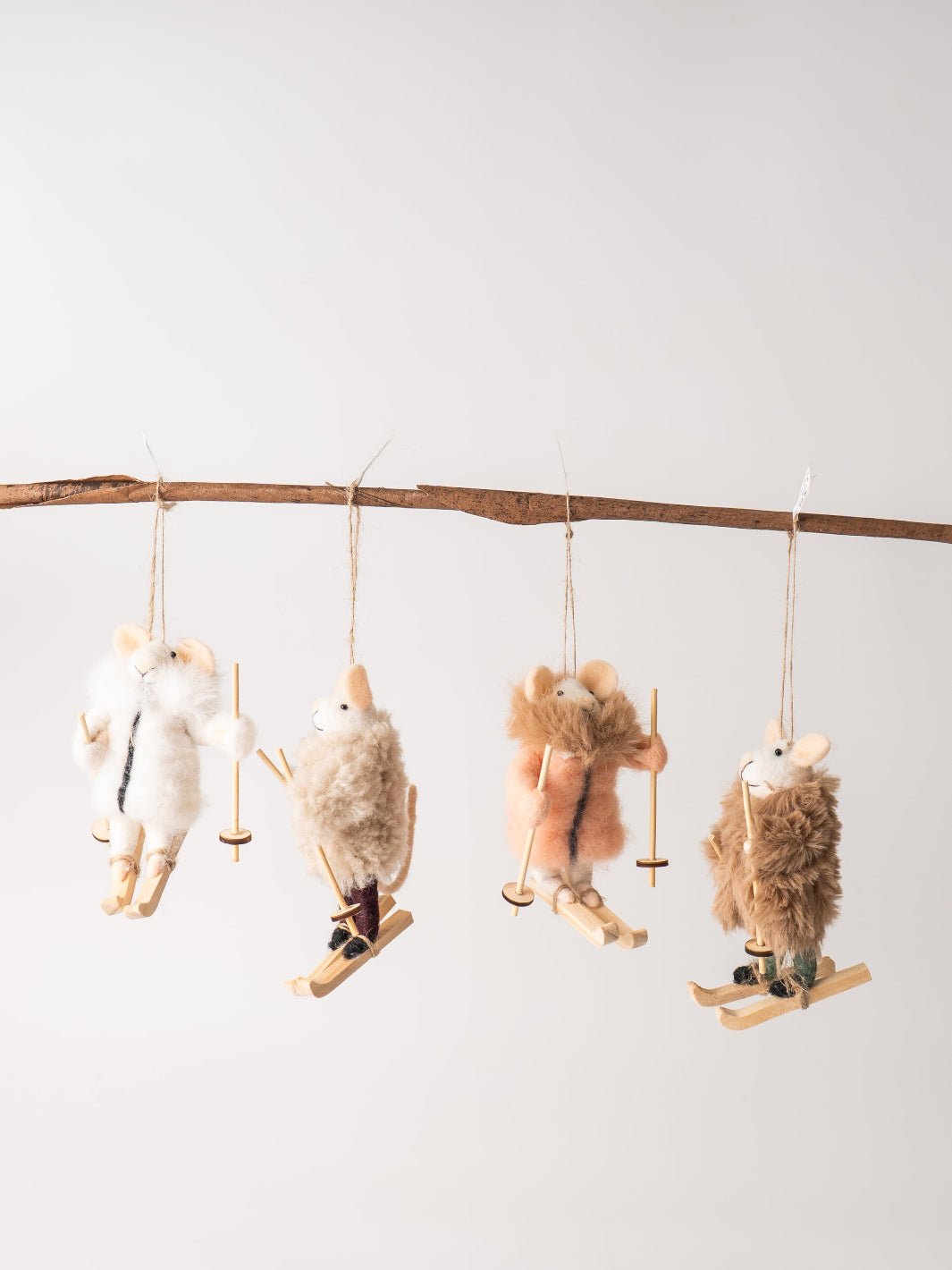 Skiing Mouse Ornament - Heyday