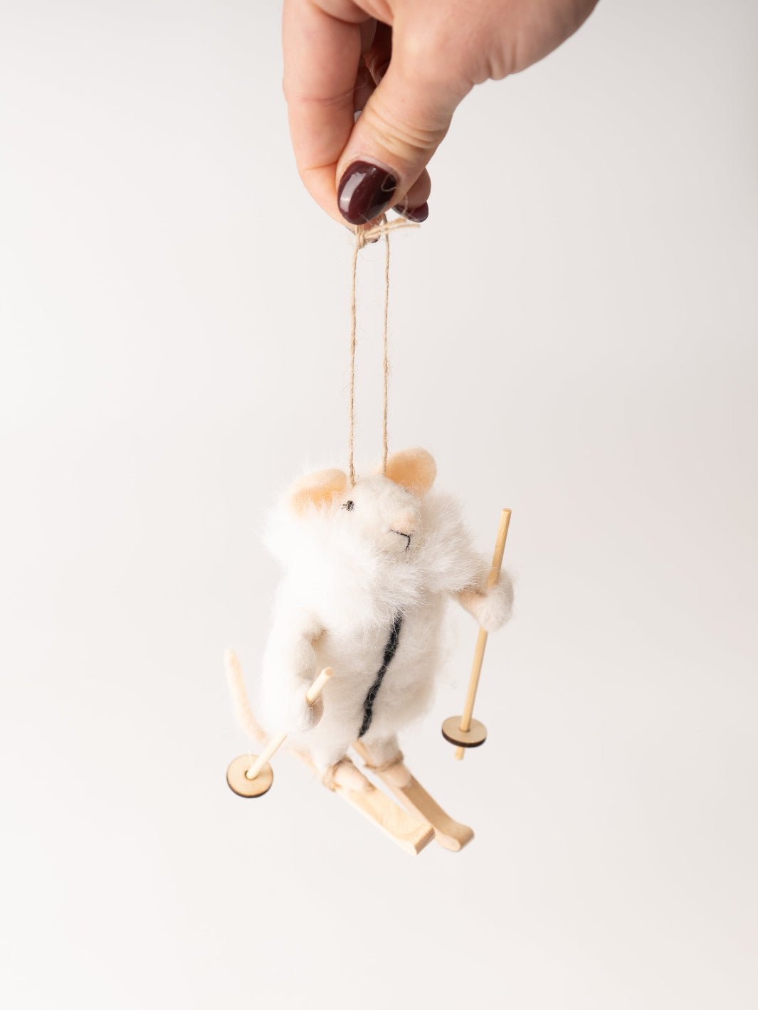 Skiing Mouse Ornament - Heyday