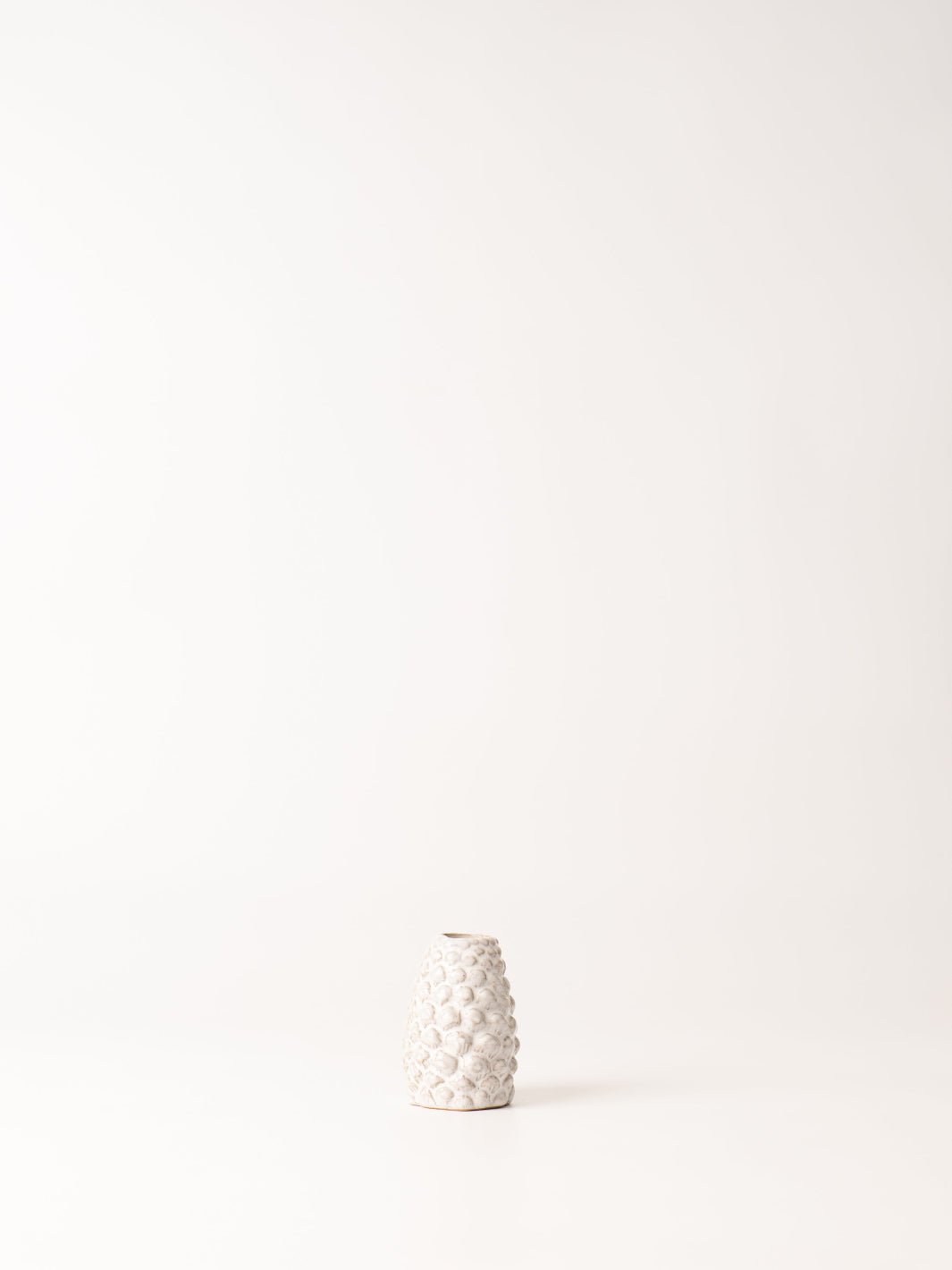 Small Cream Pinecone Taper Holder - Heyday