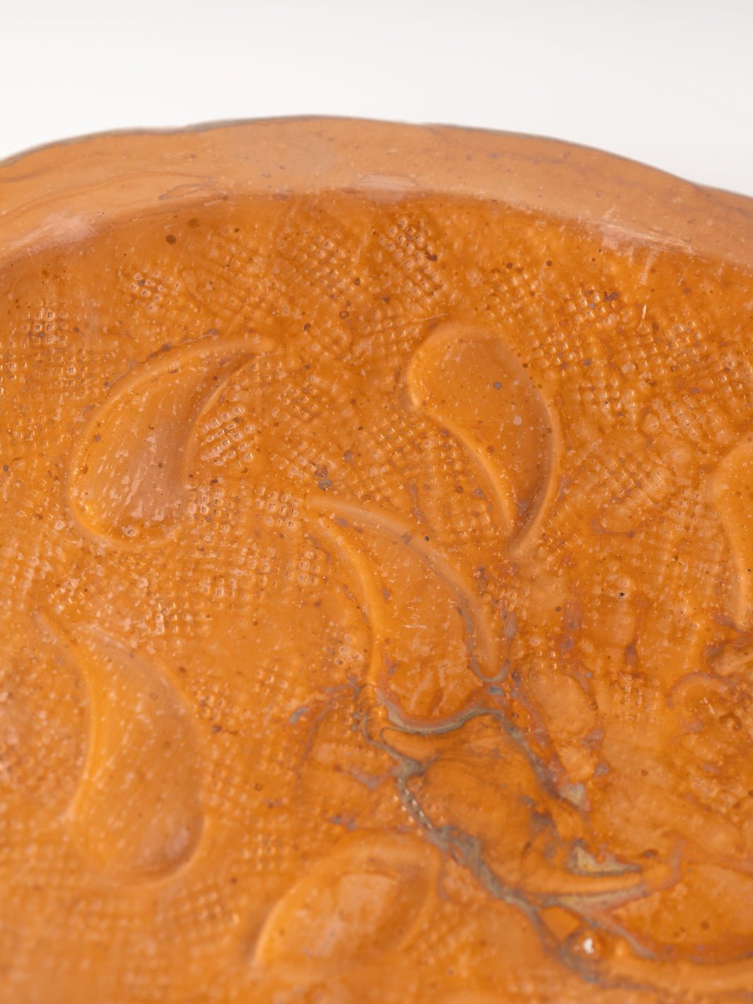 Small Embossed Metal Scalloped Tray - Heyday