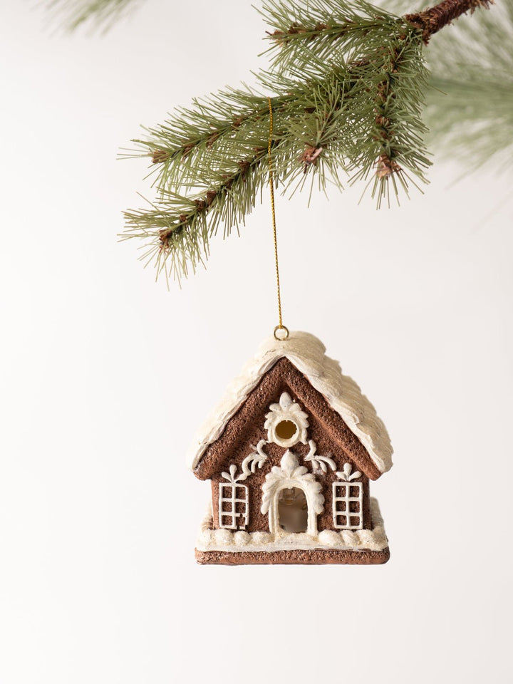 Small Gingerbread House Ornament - Heyday
