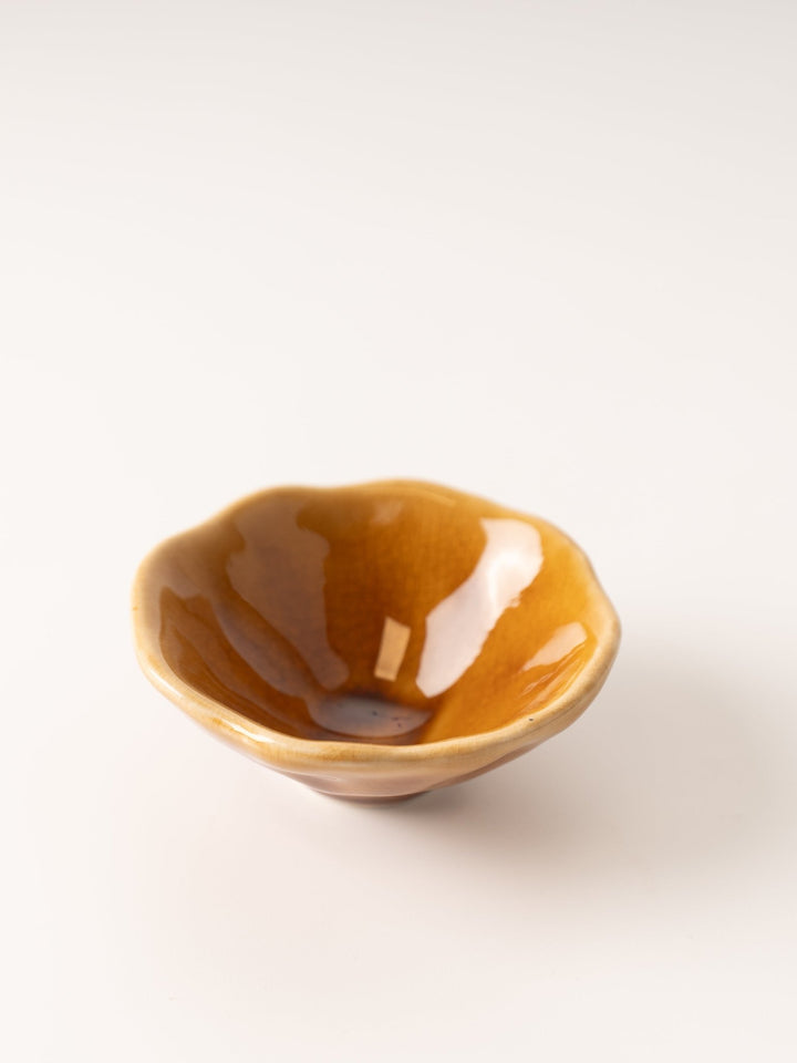 Small Honeyed Fluted Dish - Heyday