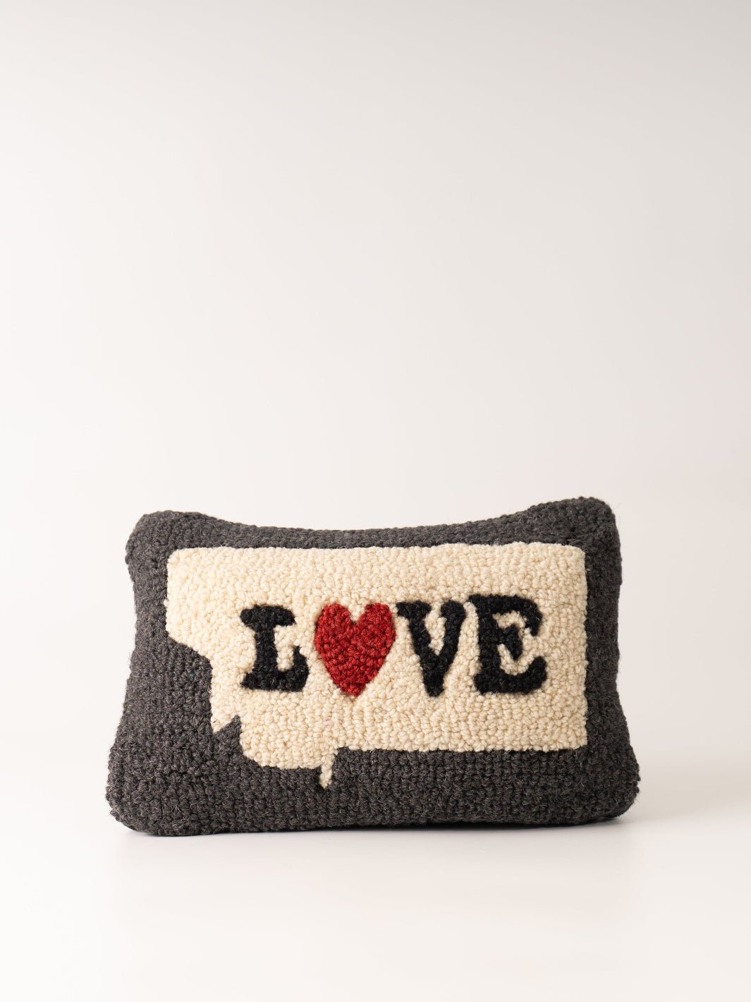 Small Montana Love Wool Hook Pillow - Heyday