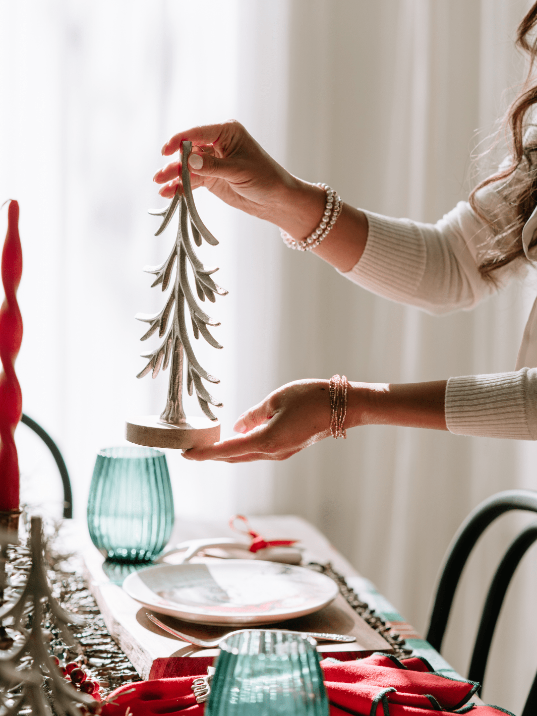 Small Silver Metal Tree - Heyday