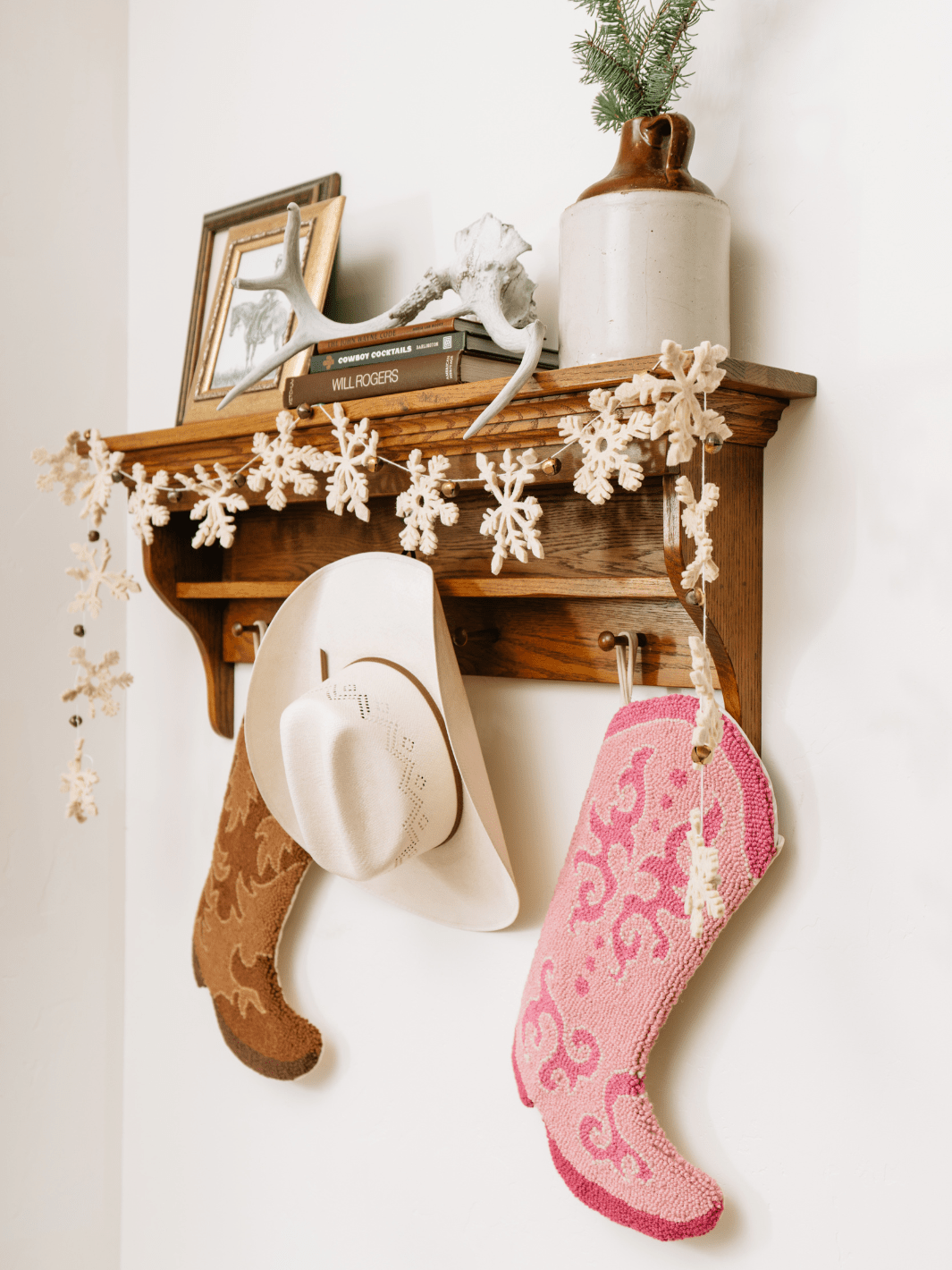 Snowflake Wool Garland - Heyday