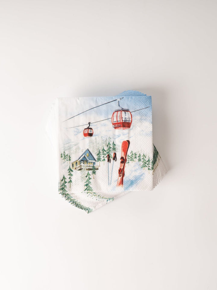 Snowy Holidays Cocktail Napkins - Heyday