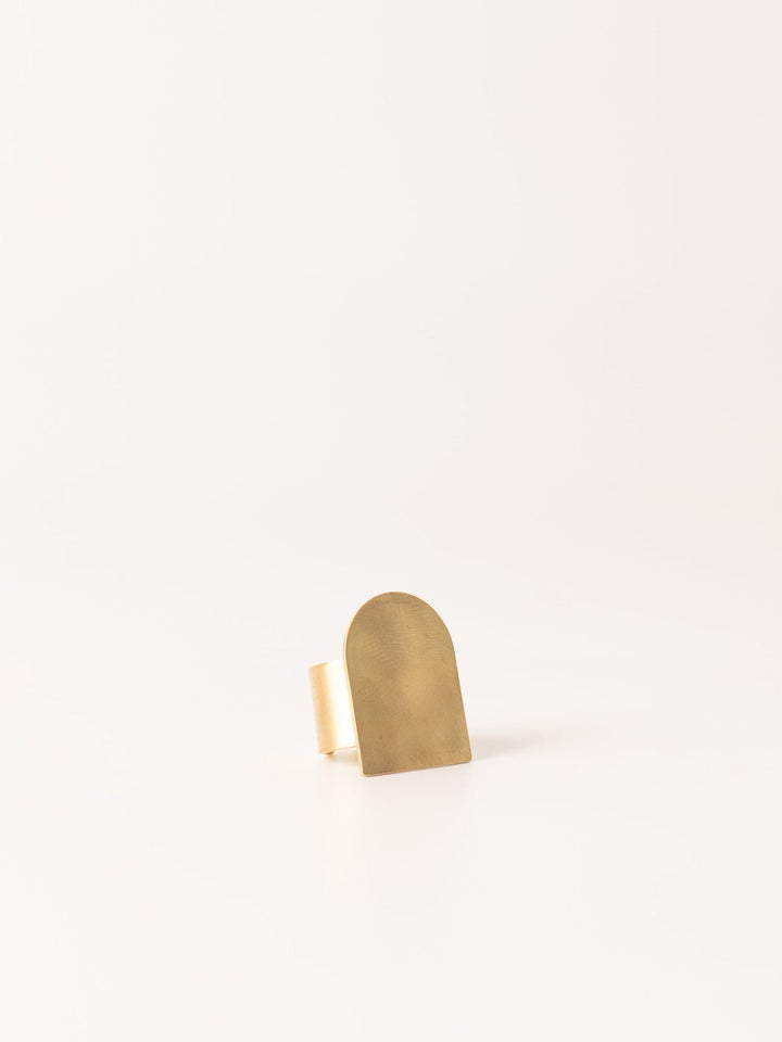 Soiree Adjustable Brass Ring - Heyday