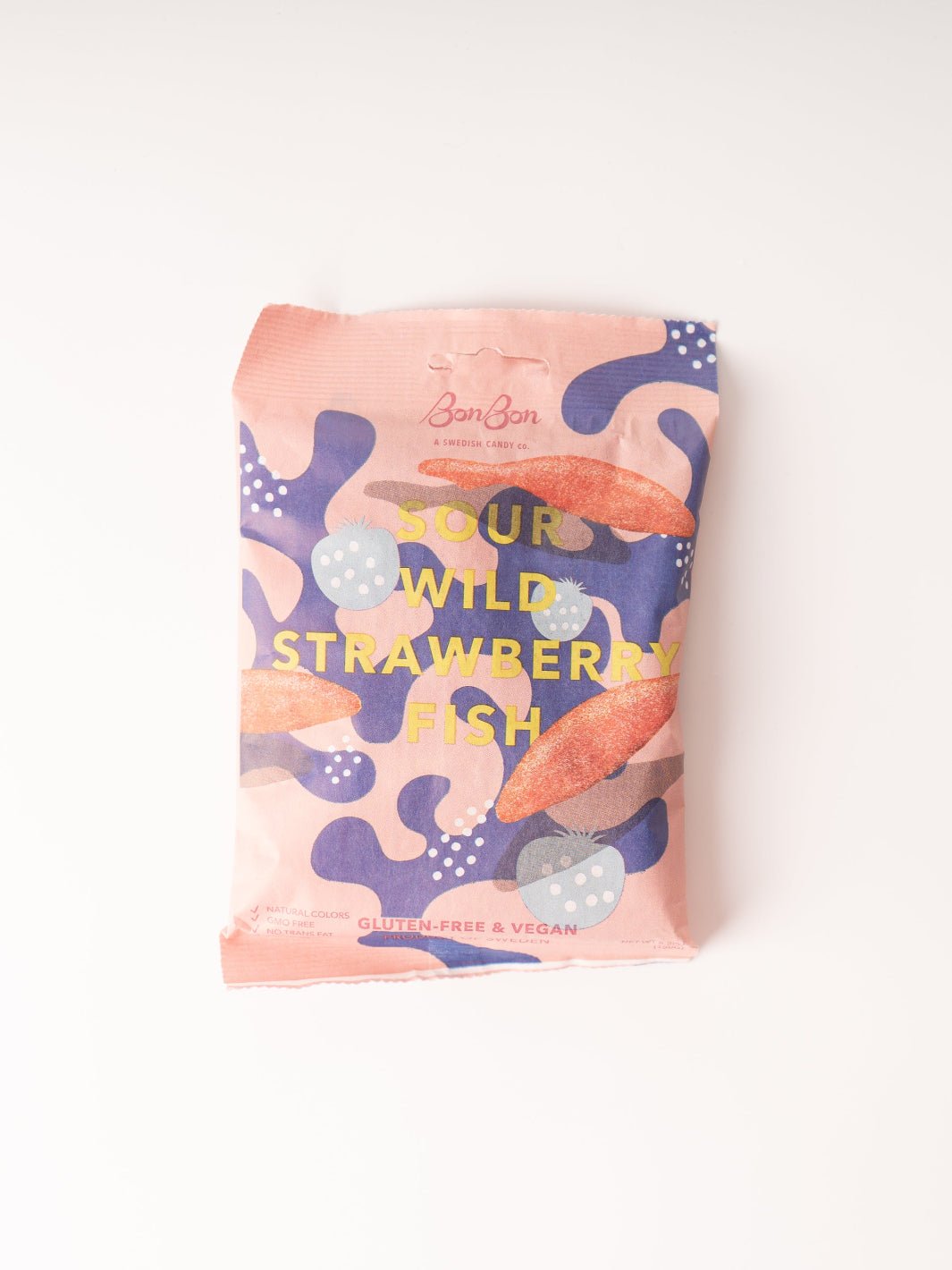 Sour Wild Strawberry Fish Swedish Candy - Heyday