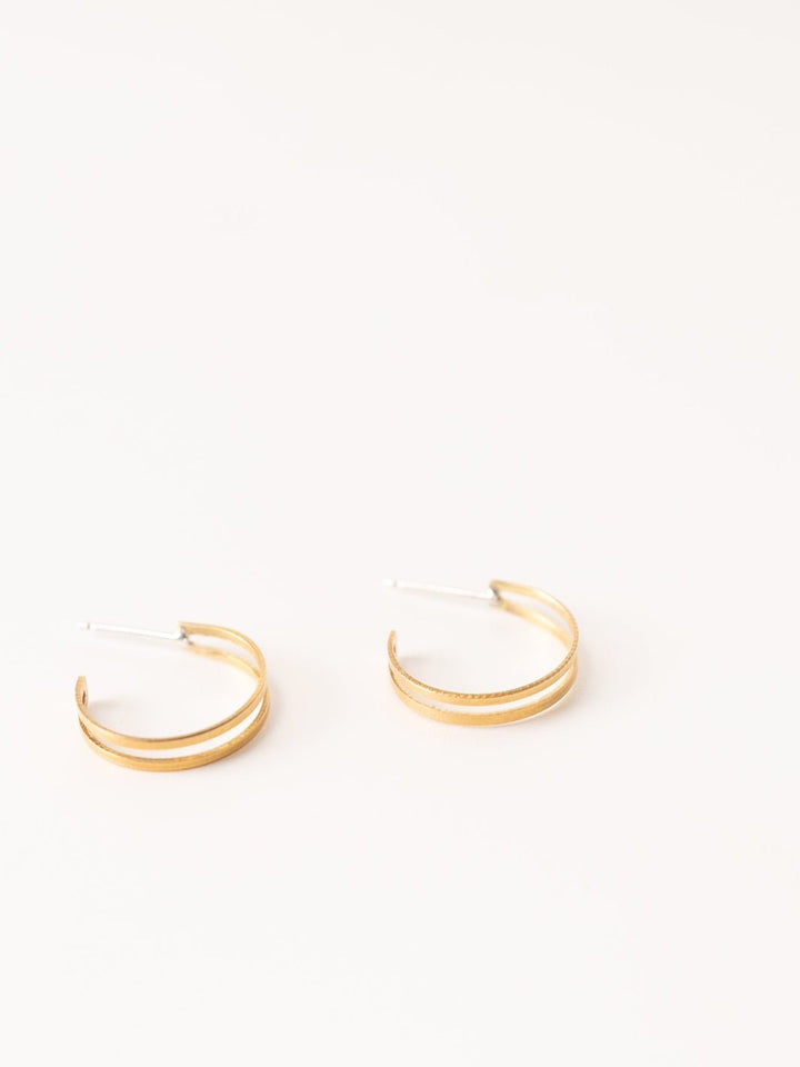 Split Cigar Band Hoop Earrings - Heyday