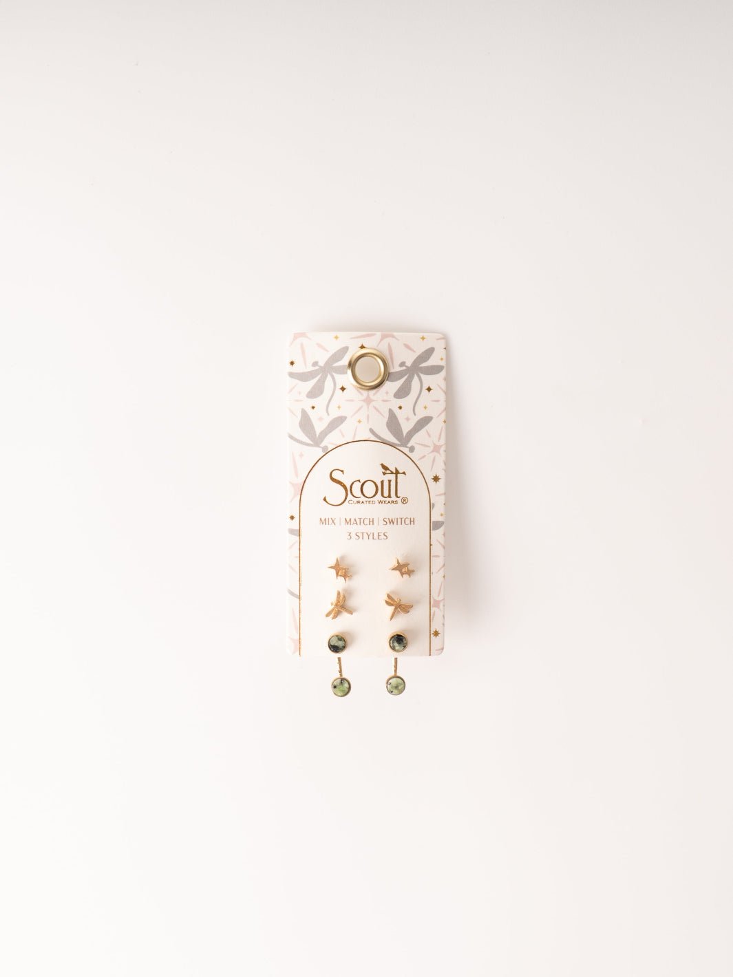Stone of Transformation Gold Earrings Trio Pack - Heyday