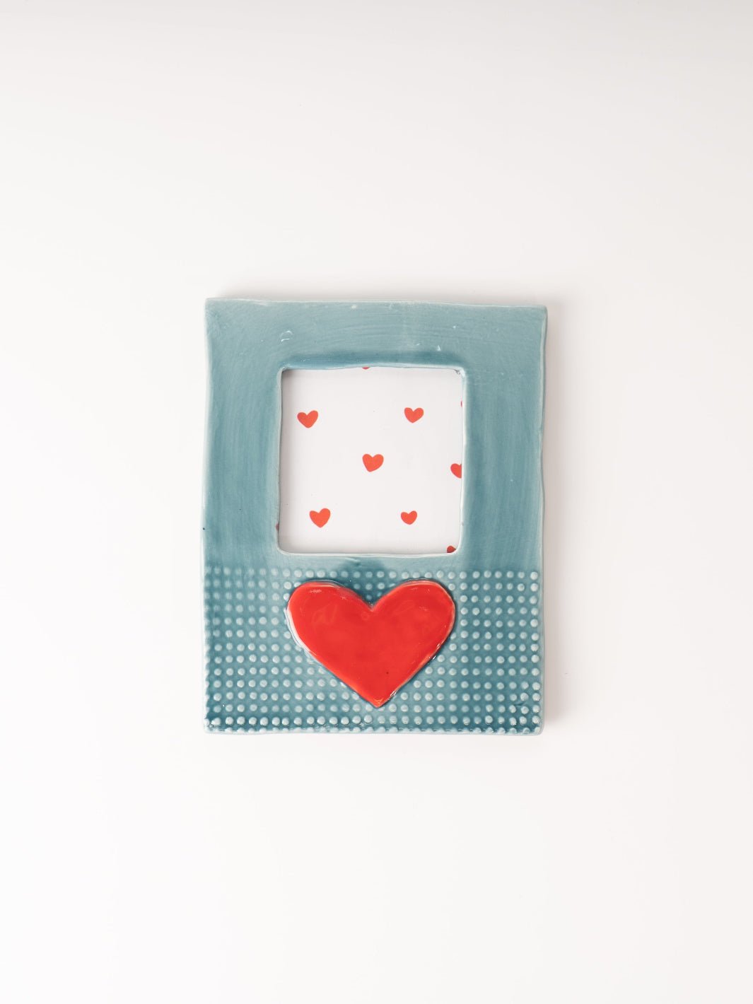 Stoneware Heart Photo Frame - Heyday