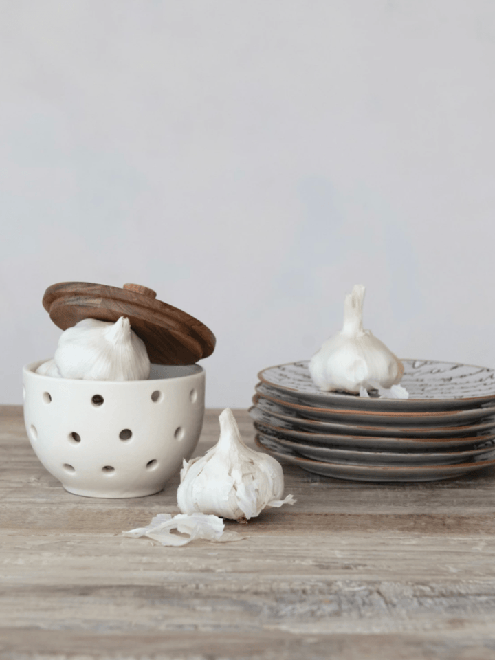 Stoneware Onion and Garlic Keeper - Heyday