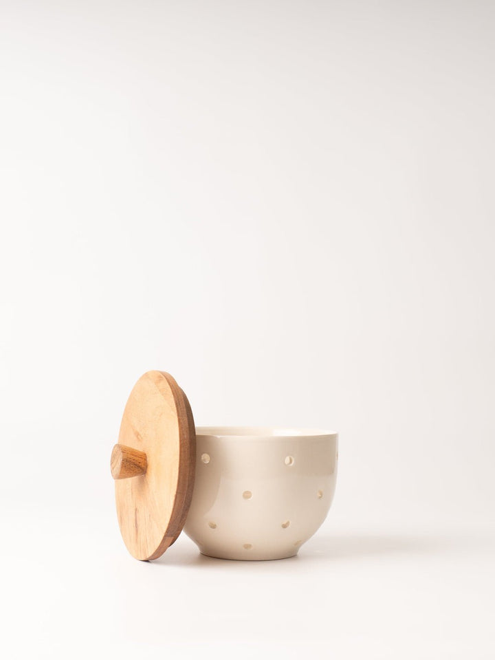 Stoneware Onion and Garlic Keeper - Heyday